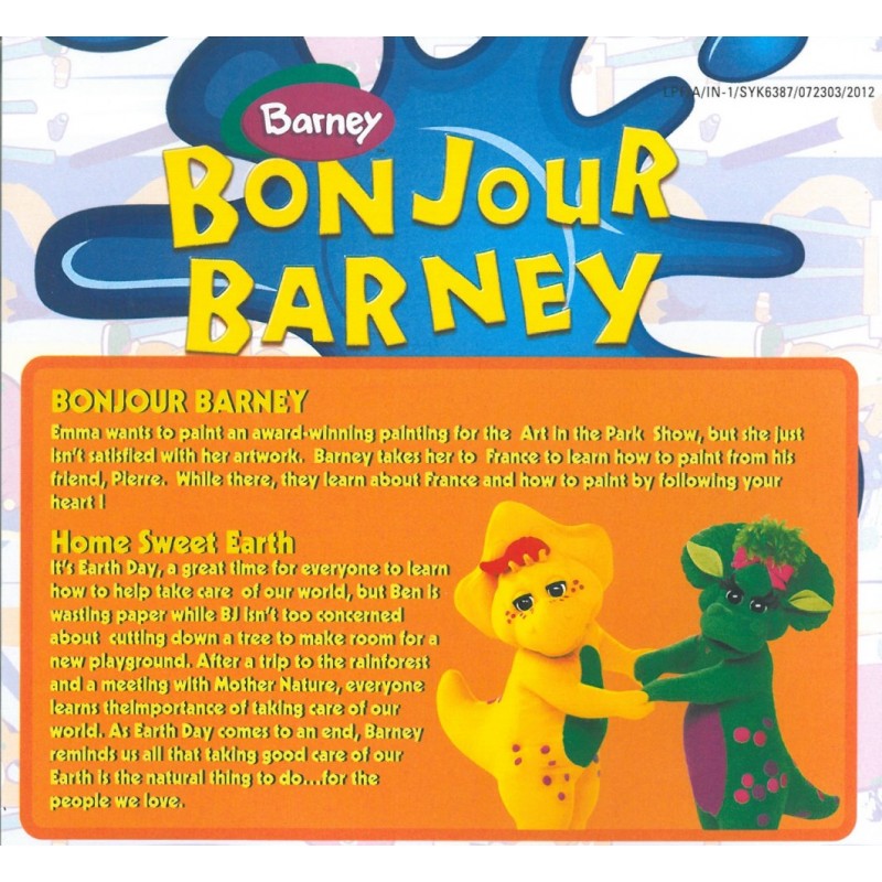 barney travel book france